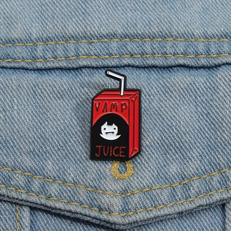 Pin Esmalte “Botella de Jugo” – Estilo Cute & Retro
