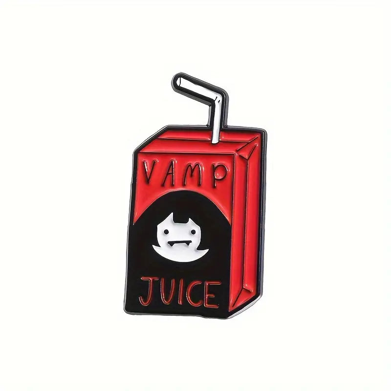 Pin Esmalte “Botella de Jugo” – Estilo Cute & Retro
