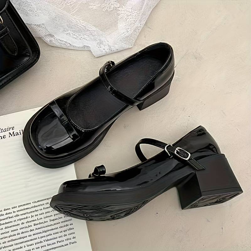Zapatos Mary Jane Retro Británicos para Mujer – Estilo Japonés JK