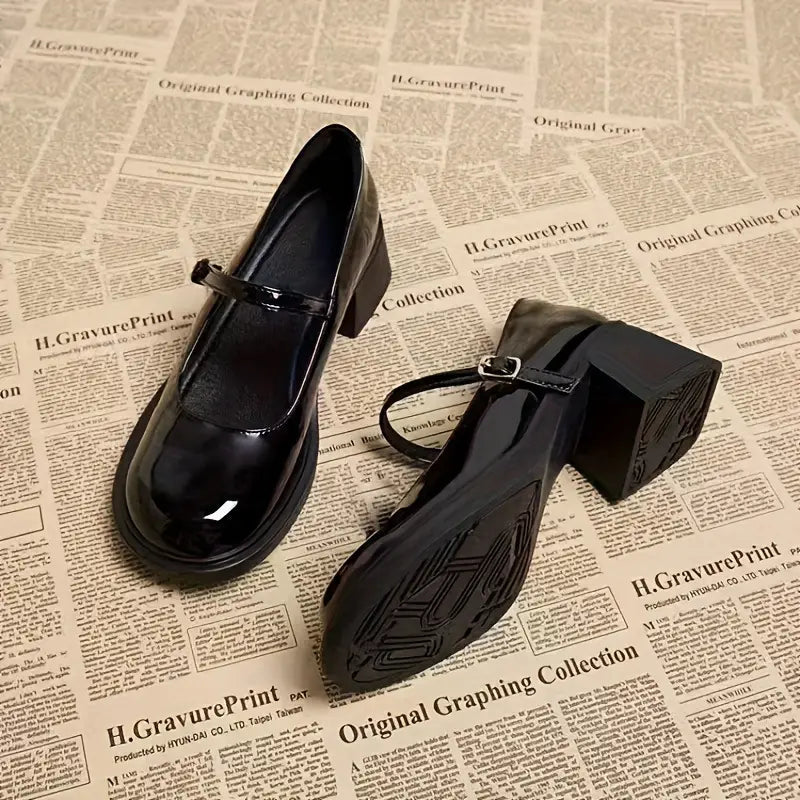 Zapatos Mary Jane Retro Británicos para Mujer – Estilo Japonés JK - BAKONE