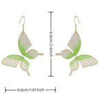 Pendientes de Mariposa Verde — Brillo y Encanto Diario