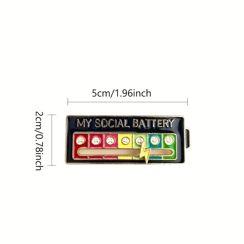 Broche Creativo de Dibujos Animados – Pin Metálico Ajustable Unisex