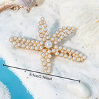 Clips de Pelo con Perlas e Inspiración Marina (2 piezas)