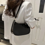 Bolso Brillante de PU para Mujer – Elegante y Espacioso, Ideal para Trabajo, Viajes o Uso Diario