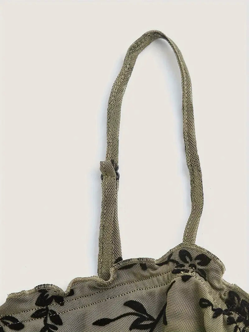 Vestido Elegante Floral sin Mangas con Cuello Cuadrado