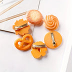 Set de 6 Clips de Pelo “Galleta de Dibujos Animados”