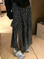 Falda Maxi Floral Elegante para Mujer – Cintura Alta con Abertura Lateral