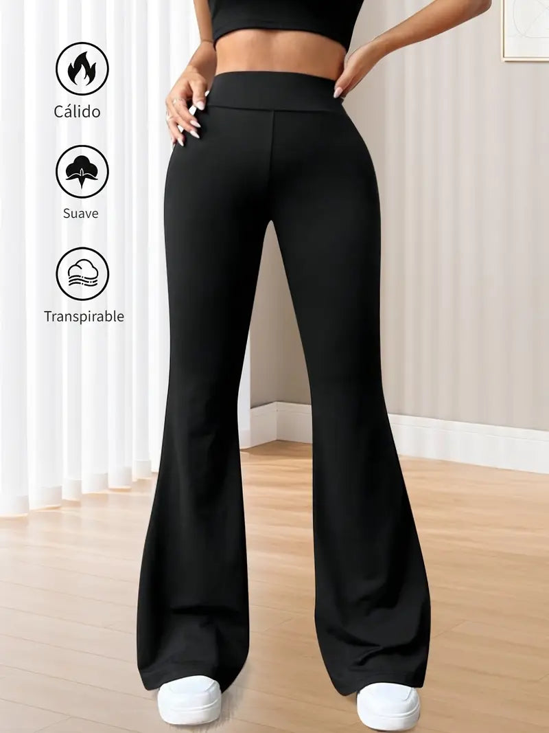 Pantalones leggings de Cintura Alta para Mujer – Elegantes, Cómodos y No Transparentes