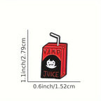 Pin Esmalte “Botella de Jugo” – Estilo Cute & Retro