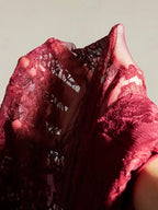 Top Sexy de Encaje con Hombros Descubiertos para Mujer