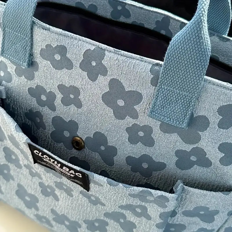 Bolso de Mano 3D con Diseño Floral – Estilo Casual y Juvenil