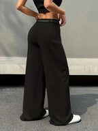 Pantalones Elegantes de Pierna Recta para Mujer – Beige Clásico y Atemporal