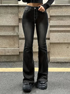 Vaqueros Acampanados Retro para Mujer – Estilo Vintage con Toque Moderno