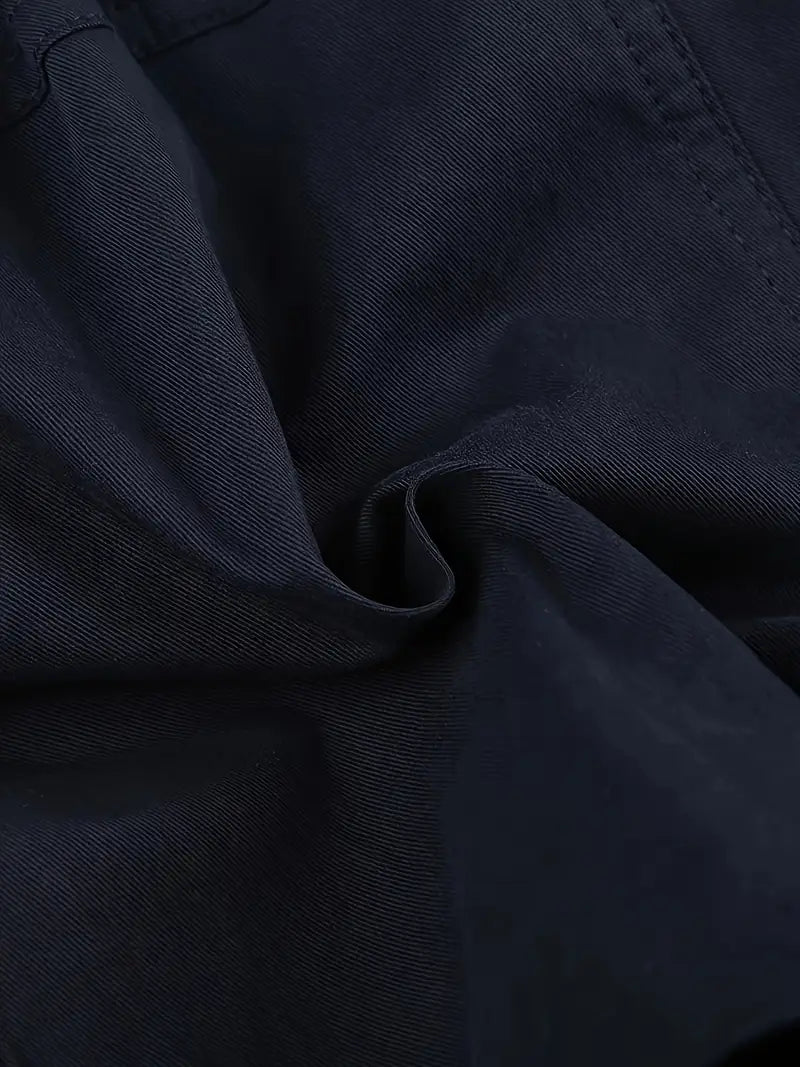 Shorts Cargo Azul Oscuro – Estilo Urbano y Cómodo