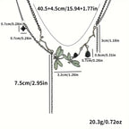 Choker Libélula Boho Gótico con Piedras Sintéticas – Collar Ajustable de Aleación de Zinc - BAKONE