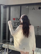 Suéter Boho-Chic para Mujer – Comodidad y Estilo Romántico de Primavera/Otoño