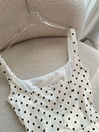 Vestido Boho Francés con Lunares y Espalda Descubierta – Estilo Verano Chic