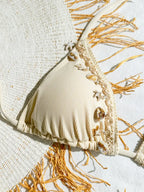 Conjunto de Bikini Halter con Relleno Extraíble – Brillo, Comodidad y Confianza