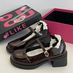 Zapatos Mary Jane Retro Británicos para Mujer – Estilo Japonés JK - BAKONE