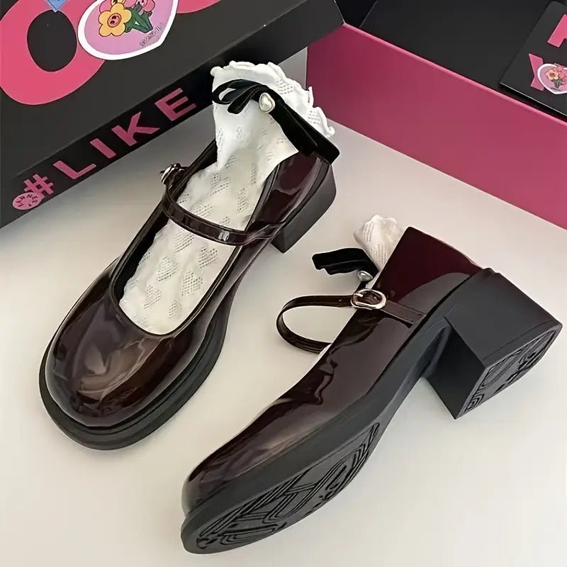 Zapatos Mary Jane Retro Británicos para Mujer – Estilo Japonés JK - BAKONE